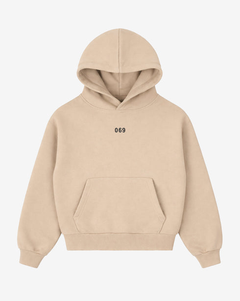 069 Basic Hoodie - Beige