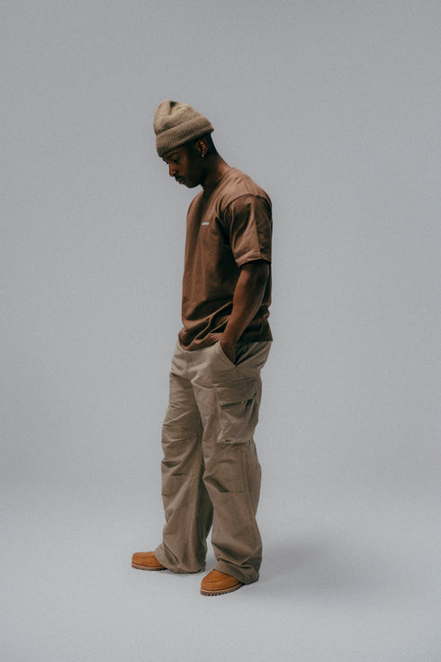 Sportfeld Basic T-Shirt - Brown