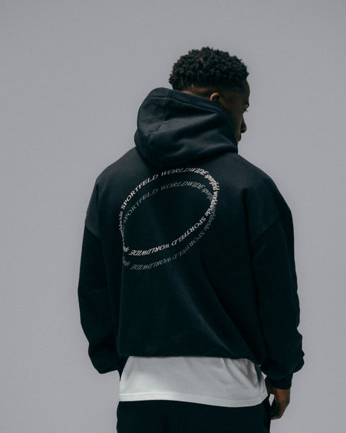 Sportfeld Circle Hoodie - Moonless Black